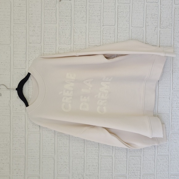 Whistles Creme de la Creme Sweatshirt, Size XS - Picture 5 of 13
